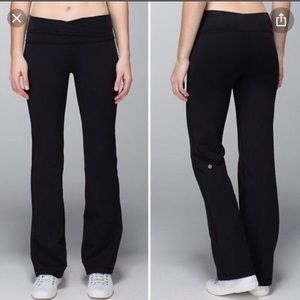 Size 2 new lululemon cross flare pants